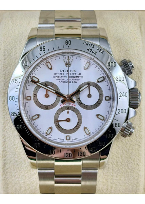 二手 ▶️ Rolex 勞力士 DAYTONA ◀️ 116520 白面地通拿 (40mm)